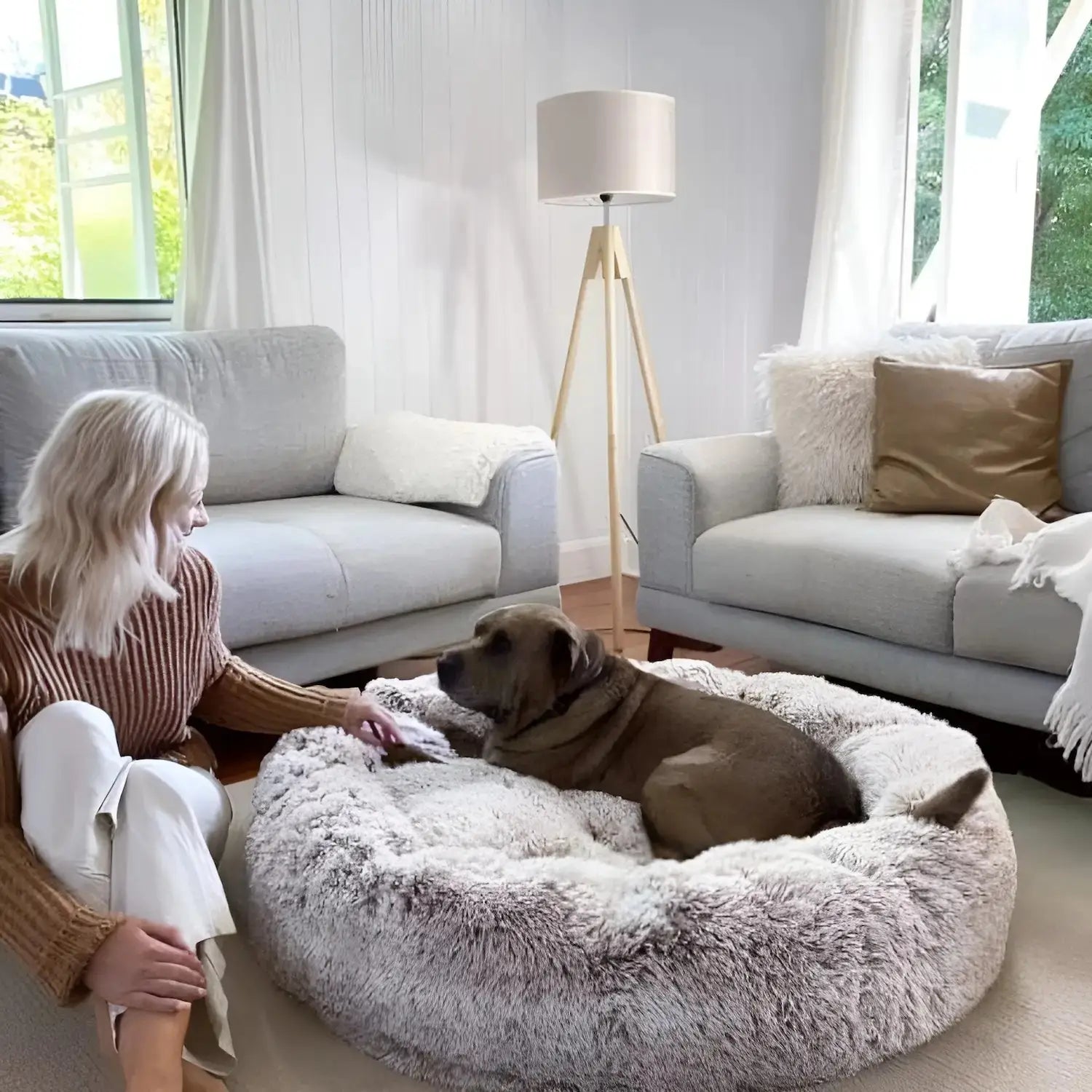 Lit Pour Chien Anti-Anxiété De MrFluffyFriend